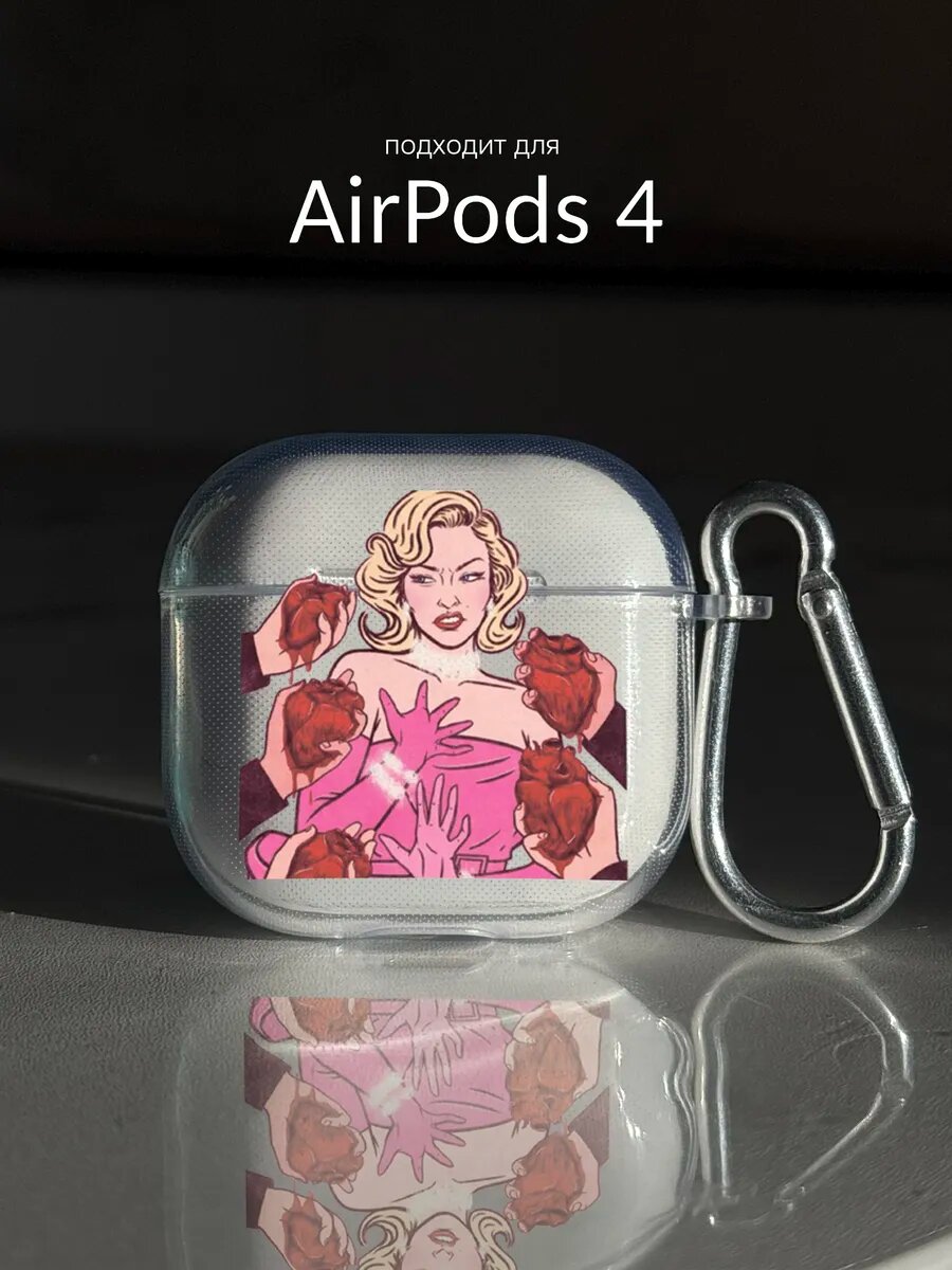 Чехол на AirPods 4 женский