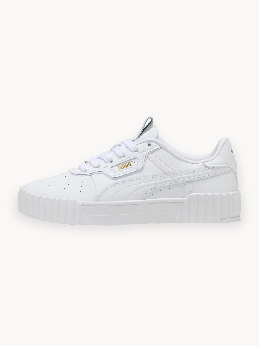 Кеды PUMA Carina 3.0 Luxe, размер 5,5 UK, белый