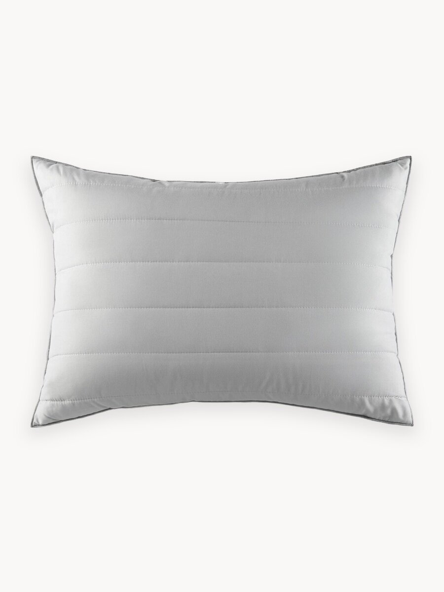 Подушка 50х70 см, Dargez, стеганая, Холлофайбер, Микрофибра, Пола