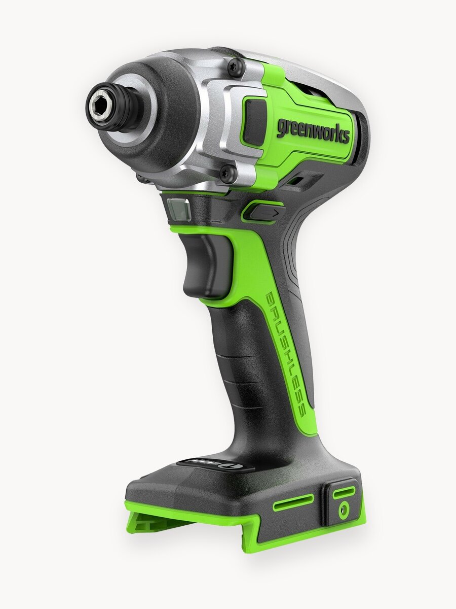 Винтоверт ударный Greenworks 24V, б/щет, 300Нм,3 режима, без АКБ и ЗУ