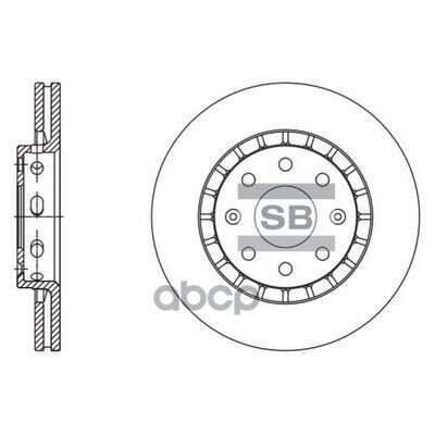 Диск Тормозной Sangsin brake арт. SD3056