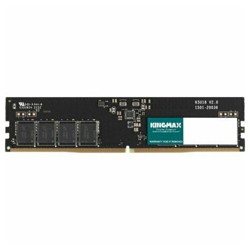 Память DDR5 8GB 4800MHz Kingmax KM-LD5-4800-8GS RTL PC5-38400 CL40 DIMM 288-pin 11В single rank Ret 504600₽
