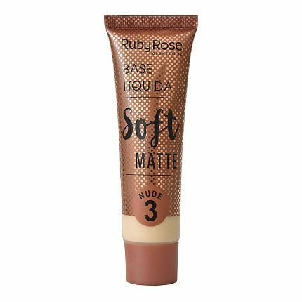 Ruby Rose, Тональная основа Soft Matte, Nude, тон 3