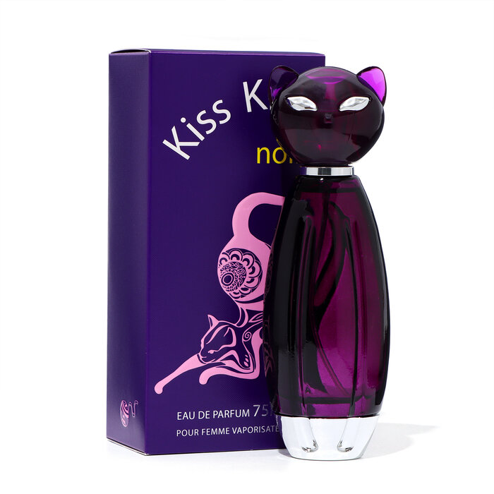 Delta PARFUM Парфюмерная вода женская Kiss Kiss Noire, 75 мл (по мотивам La Vie Est Belle (Lancome)