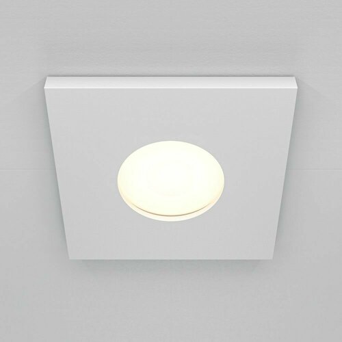 Комплект 3 шт встраиваемых светильников Maytoni Technical Stark DL083-01-GU10-SQ-W, белый, квадратный, GU10