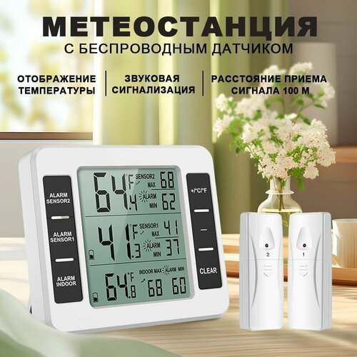 Метеостанция домашняя с беспроводным внешним датчиком 197800₽