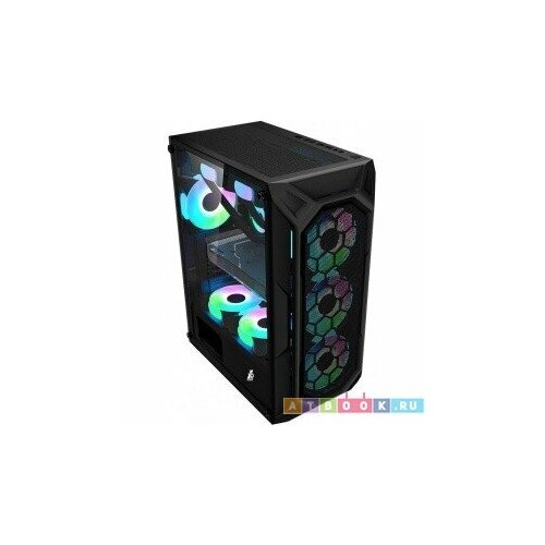 Корпус 1stPlayer FireBase X6 / X6-3G6P-1G6 корпус atx 1stplayer firebase x6 без бп чёрный