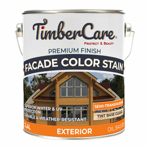 Timbercare 350057 TimberCare Facade Color Stain покрытие суперстойкое 0,72л полупрозрачное