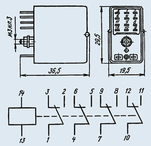 Рэле РЭС 22-ОС паспорт РФ4500 163 1974год — фото 1