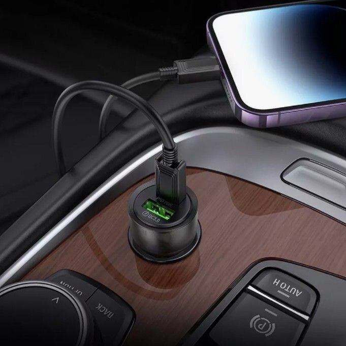 Адаптер HOCO Z52 /черный/USB+Type-C — фото 1