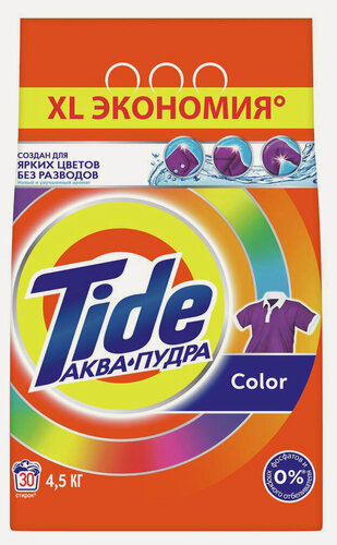 Изображение товара Стиральный порошок Tide Автомат Color, 4.5 кг (30 стирок)