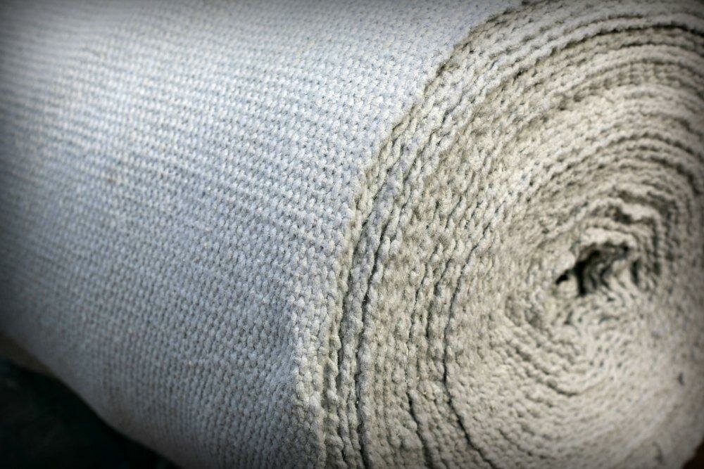 Изображение Ткань огнеупорная (асбестовая теплоизоляция) Асботкань АТ-2 ГОСТ 6102-94 1200-500