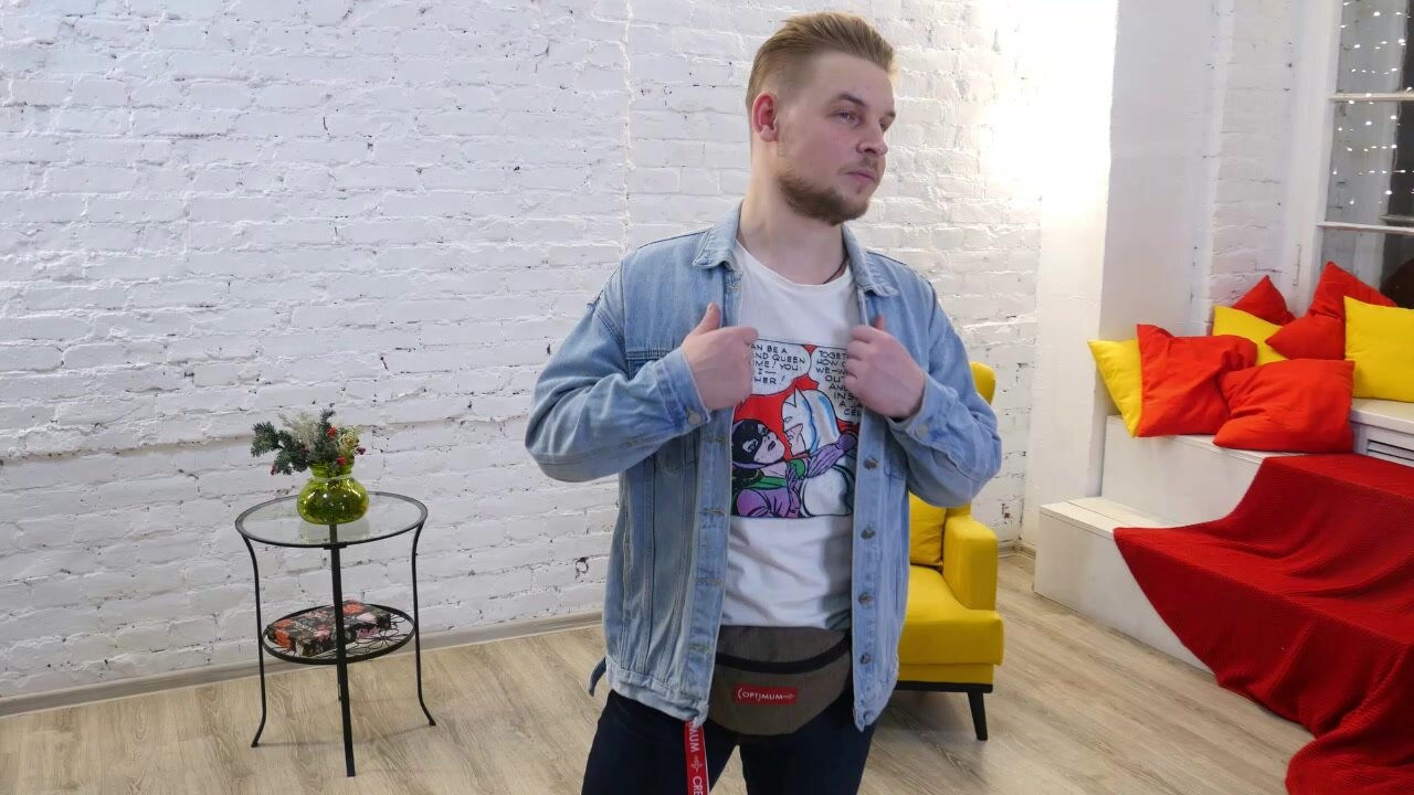 Сумка поясная Optimum Crew, фактура матовая, коричневая — фото 1