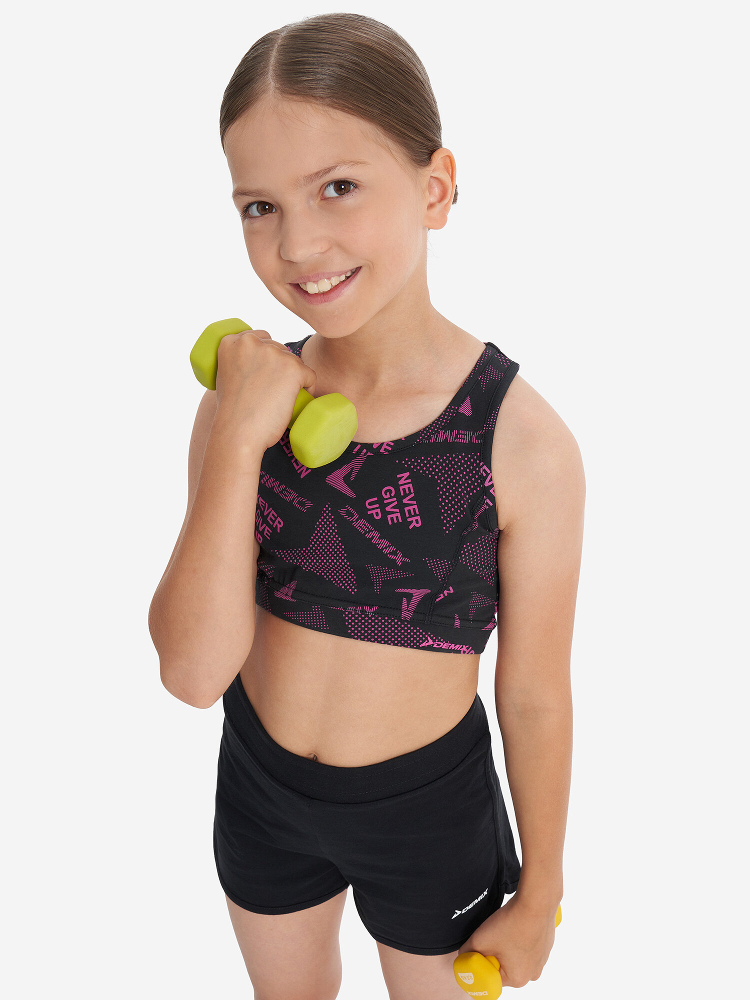 Топ Demix Basic Girl's Bra размер 146/152 черный