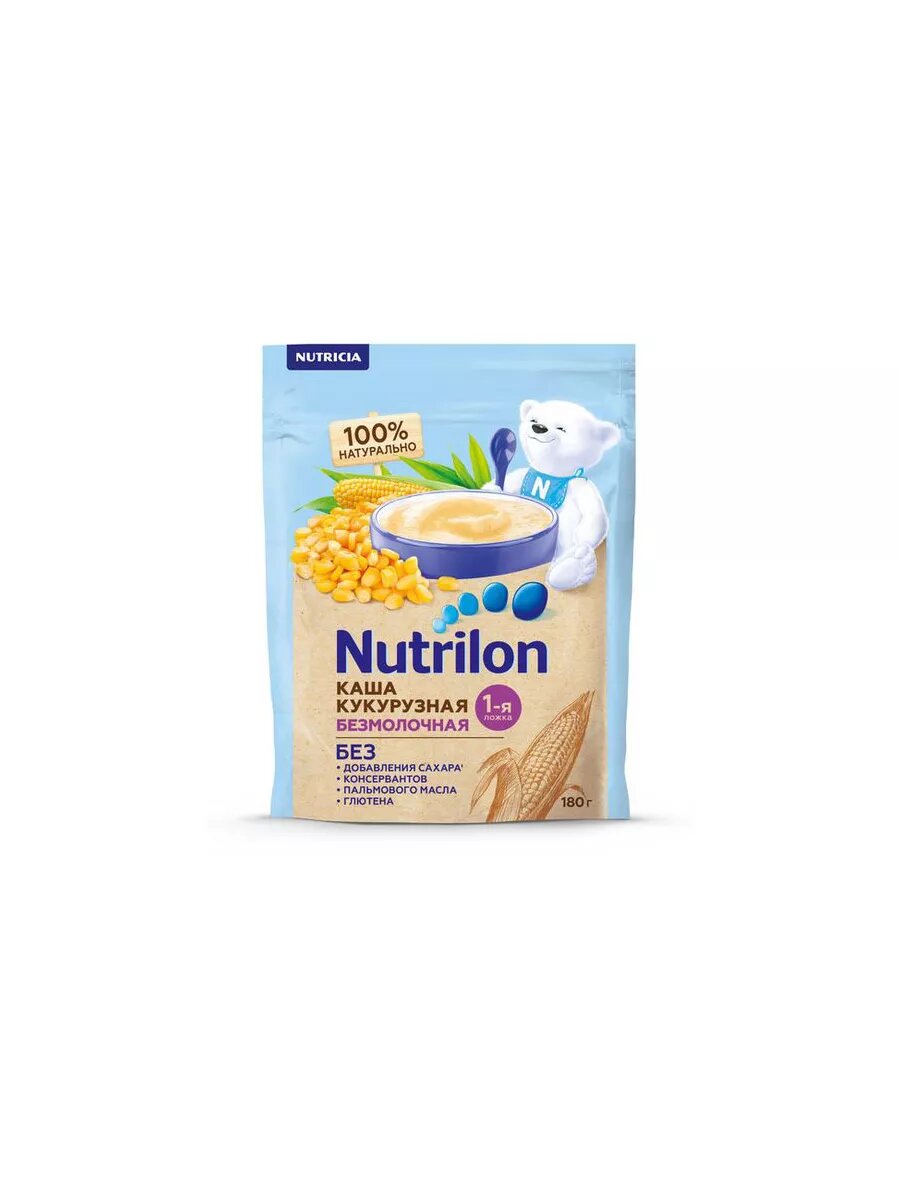 Каша безмолочная Nutrilon Кукурузная, 180 г