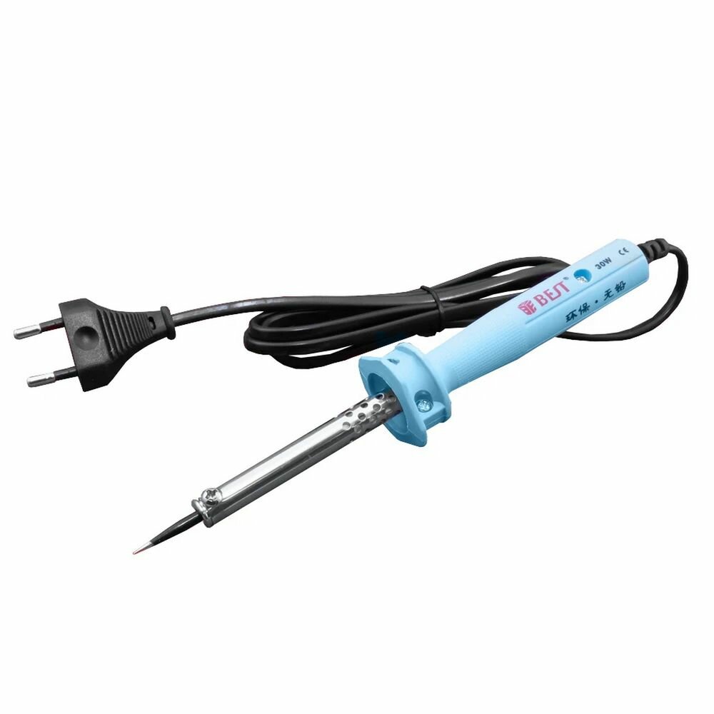Паяльник ручной BST-802 220 В 30ВтОсобенностью паяльника BST-802 является его эргономичный дизайн