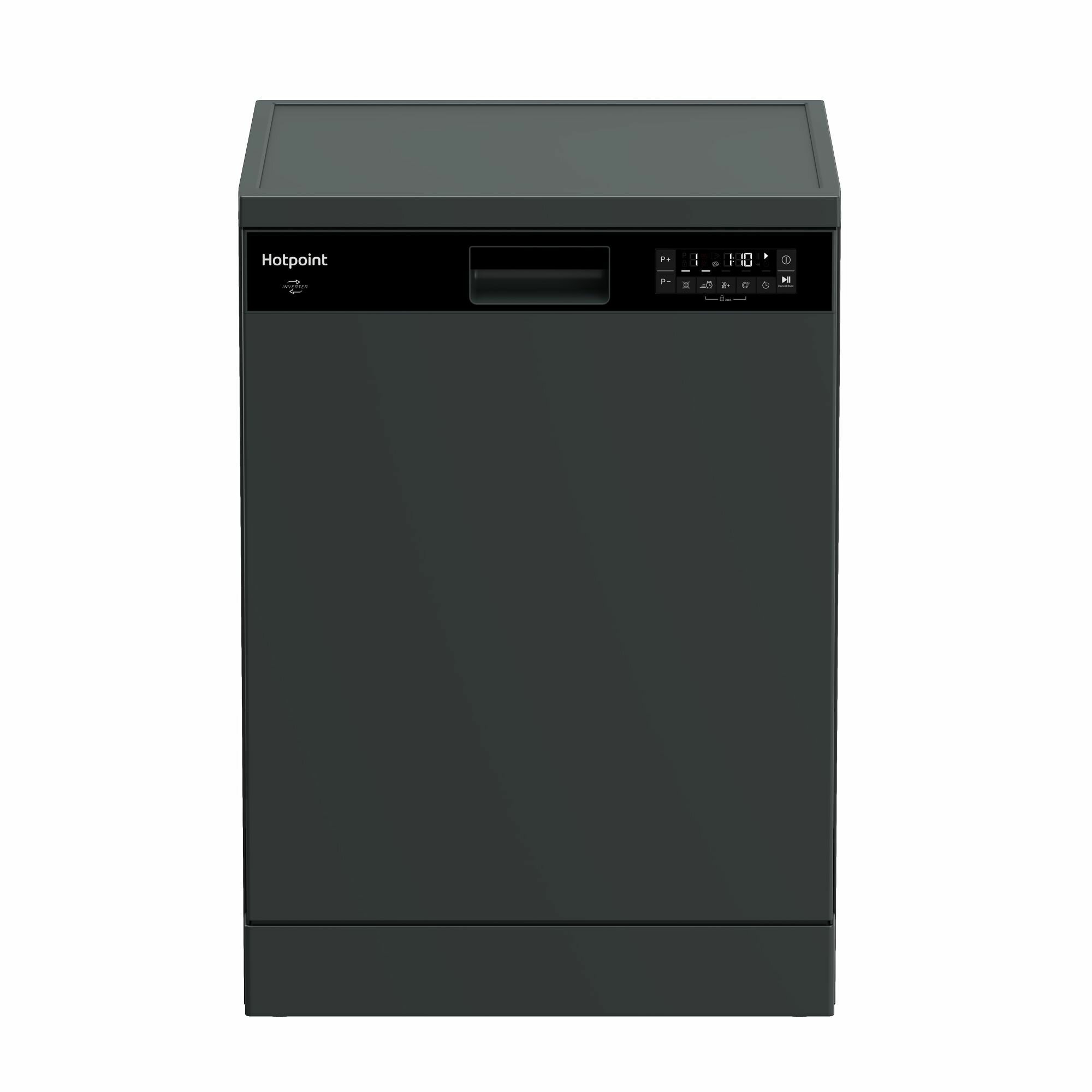 Отдельностоящая посудомоечная машина Hotpoint HF 5C82 DW A, 60 см, серый