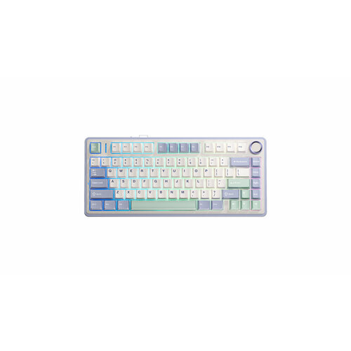 Клавиатура AULA F75 Beige-Blue-Green Gray Switches 6890₽