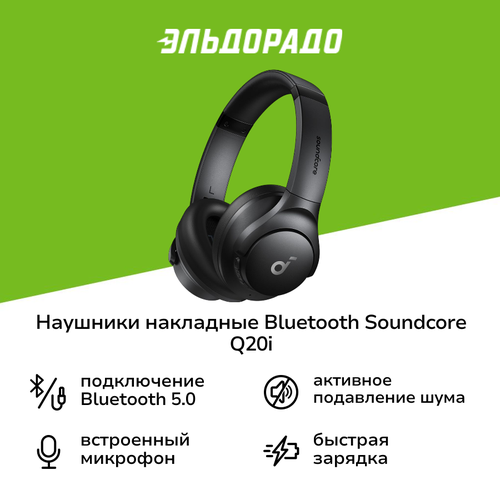 Наушники накладные Bluetooth Soundcore Q20i Black A3004G11 5999₽