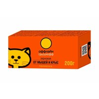 Зерновая приманка от грызунов Грызунофф оффлайн 200 г GR10360051, 3 штуки