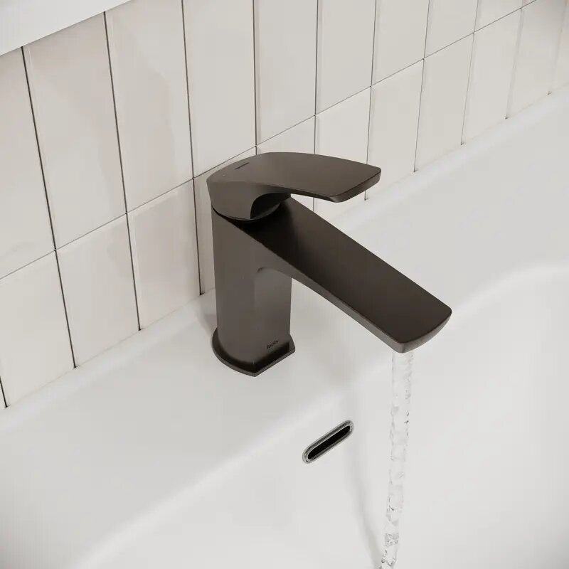 Смеситель для раковины Iddis Lahta LAHGM00i01 однорычажный цвет графит матовый - фото №3