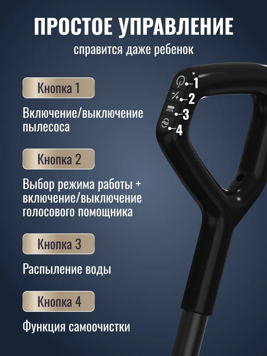 Вертикальный пылесос, ручка для пылесоса