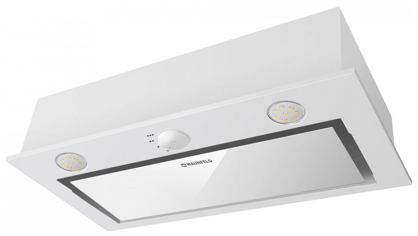 Встраиваемая вытяжка Maunfeld Crosby Rocky 60 белое стекло