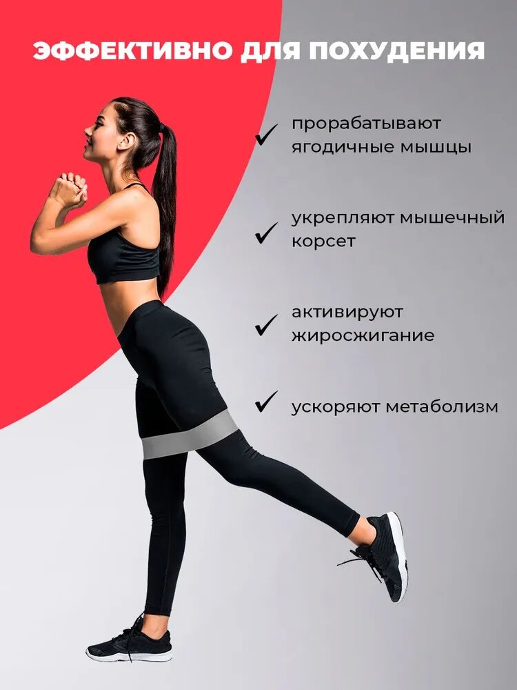 Набор фитнес-резинок YAMAGUCHI "Loop Band", 3шт — фото 1