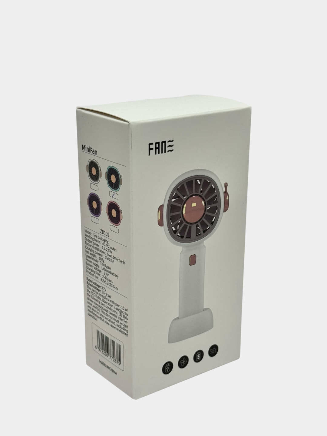 Мини-вентилятор детский, портативный USB, с подставкой, для детей от 3 лет Код. 28262