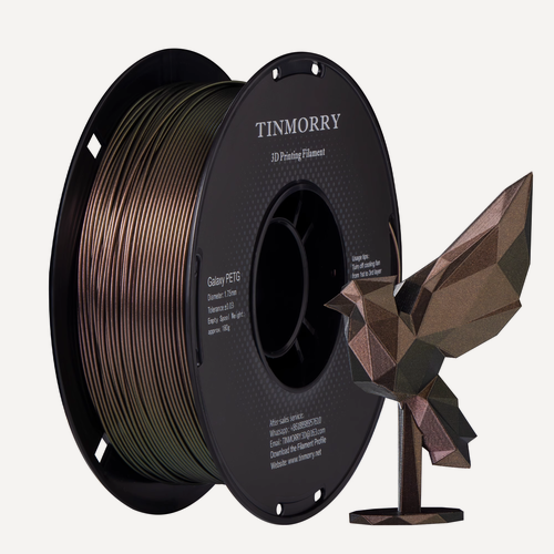 Изображение товара PETG Galaxy Chameleon пластик Tinmorry Пурпурный золотой 1.75 мм 1 кг