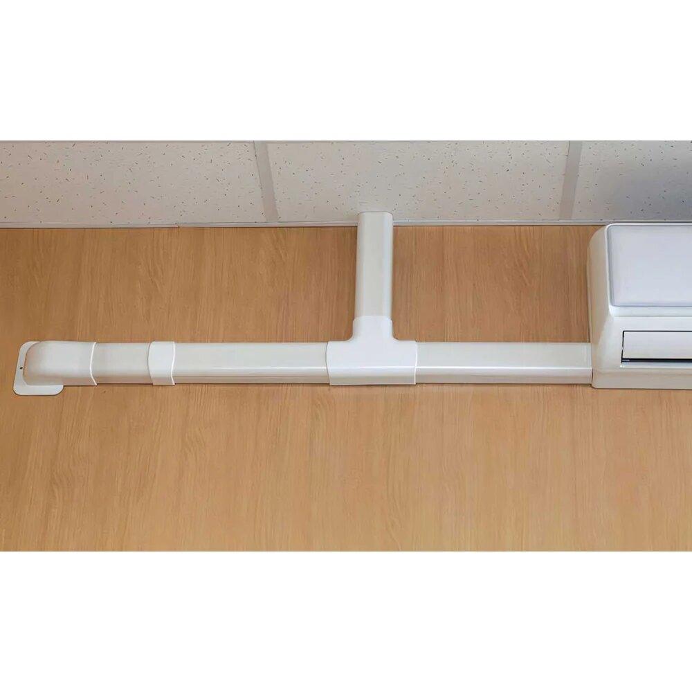 Кабель-канал Рувинил 74x55 L2000 пластик, Арктика белый РКК-74Х55 — фото 1