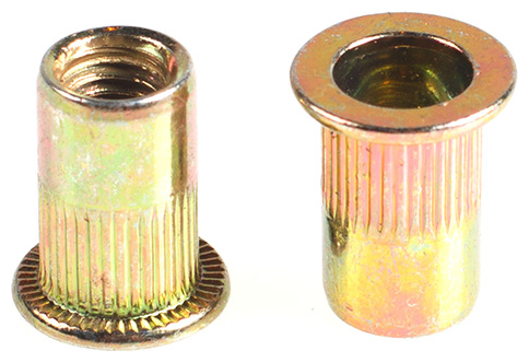 Заклепка резьбовая М10 цилиндрический бортик желтый цинк STARFIX 100 штук (SMC1-48532-100)