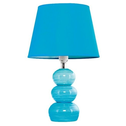 Настольная лампа Nama 40Вт E27, голубой 25х25х45 см