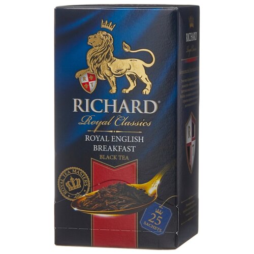 фото Чай черный Richard Royal english breakfast в пакетиках, 25 шт.