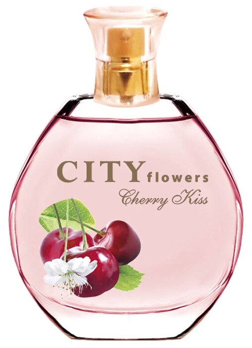 Туалетная вода женская City Flowers Cherry Kiss, 50 мл