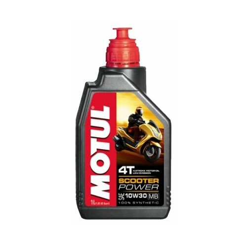 фото Синтетическое моторное масло motul scooter power 4t 10w30 mb 1 л