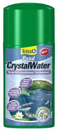 Tetra Pond Crystal Water - средство для очистки прудовой воды от мути, 250 мл - фотография № 1