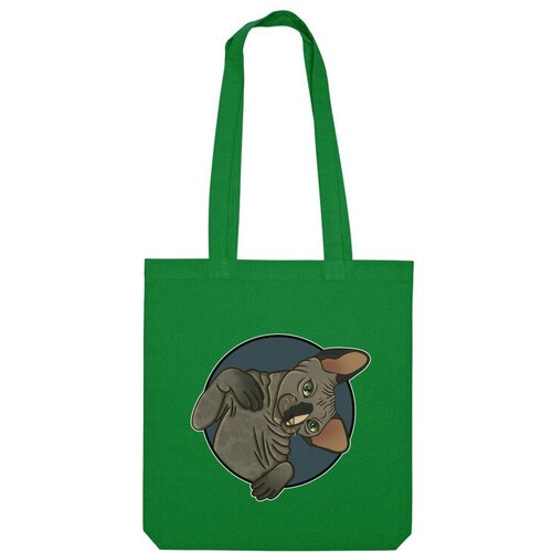 фото Сумка шоппер us basic, зеленый