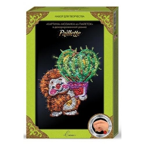 фото Danko Toys Картина из пайеток Ежик ПМ-01-14