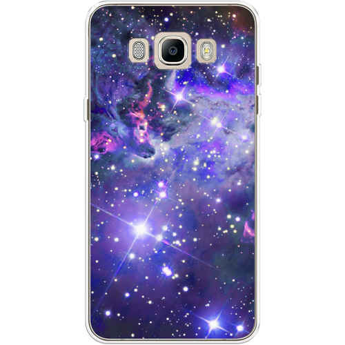 Силиконовый чехол на Samsung Galaxy J5 2016 / Самсунг Галакси Джей 5 2016 Яркая галактика