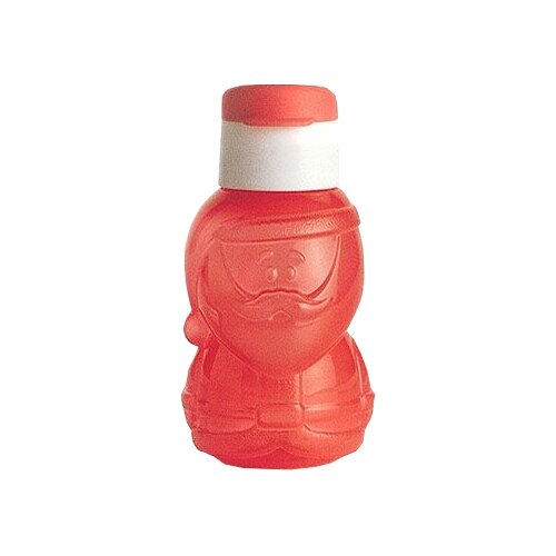 Бутылка Tupperware Дед Мороз, 350 мл, красный