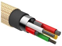 Кабель Baseus Shining Cable with Jet metal USB - Lightning (CALSY) 1 м red