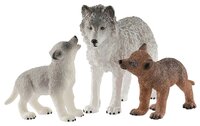 Фигурки Schleich Волчица с волчатами 42472