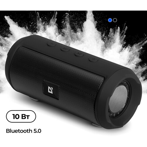 Колонка портативная музыкальная bluetooth, беспроводная с блютуз Defender Enjoy S500, 10Вт, MP3, USB, MicroSD / FM радио / Soft Touch колонка портативная музыкальная bluetooth беспроводная с блютуз defender enjoy s500 10вт mp3 usb microsd fm радио soft touch