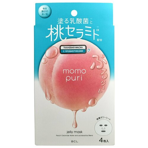 Маска BCL MOMO PURI с лактобактериями и керамидами 4 шт 2529₽