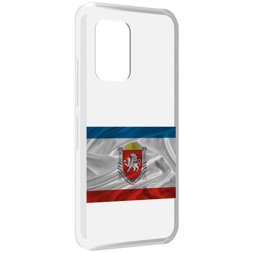 Чехол MyPads герб флаг крыма-1 для UMIDIGI Bison GT задняя-панель-накладка-бампер