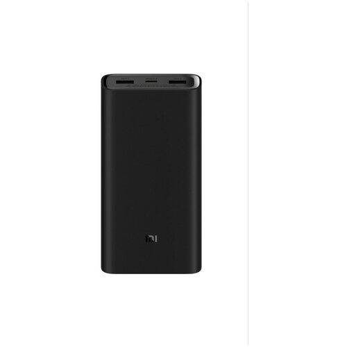 Внешний аккумулятор Xiaomi Mi Power Bank 3 20000mAh Fast Charge 50W, черный внешний аккумулятор xiaomi mi power bank 20000mah 50w черный