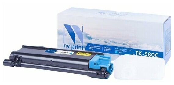 Картридж NV Print TK-580 Cyan для Kyocera FS-C5150DN/ECOSYS P6021cdn (2800k)