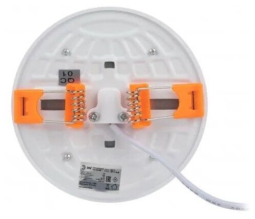 Светильник светодиодный встраиваемый ЭРА LED 11-18-6K круглый регулируемый 18Вт 6500K