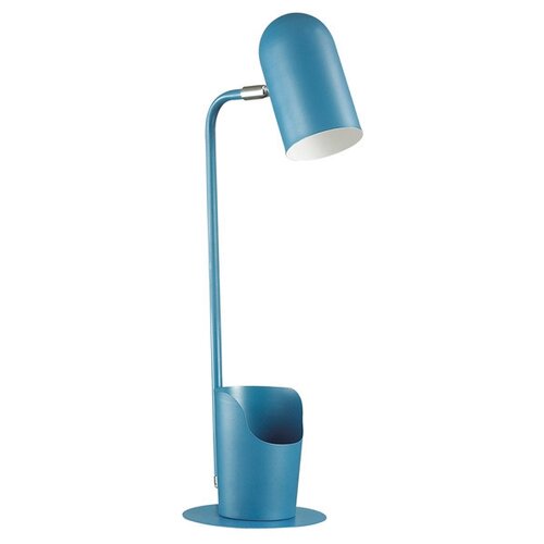 фото Лампа настольная lumion "ejen", e27, 40 вт, 220 в, цвет: матовый синий